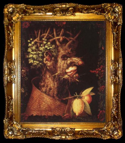 framed  Giuseppe Arcimboldo Winter, ta009-2